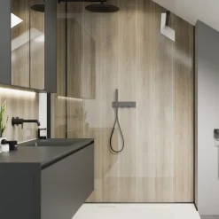 Showerwall Katla Natural Plank Laminate Tile - 2400 x 600mm