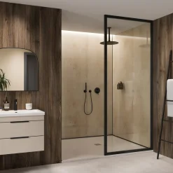 Showerwall Mocha Pine Hydrocore Laminate Bathroom Wall Panel