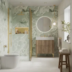 Showerwall Onyx Mist Hydrocore Laminate Bathroom Wall Panel