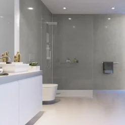 Showerwall Pearl Grey Laminate Bathroom Wall Panel