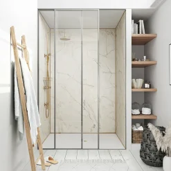 Showerwall Shell Marble Hydrocore Laminate Bathroom Wall Panel
