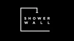 Showerwall White Charcoal Laminate Bathroom Wall Panel