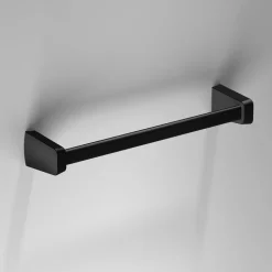Sonia S6 Black Towel Rail - 320mm