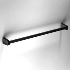 Sonia S6 Black Towel Rail - 560mm