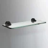 Sonia Tecno Project Black Glass Shelf - 500mm