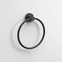 Sonia Tecno Project Black Small Towel Ring