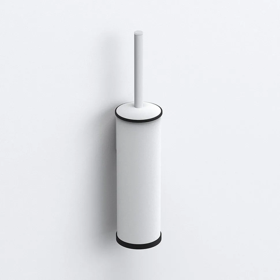 Sonia Tecno Project White Metal WC Brush Set - White