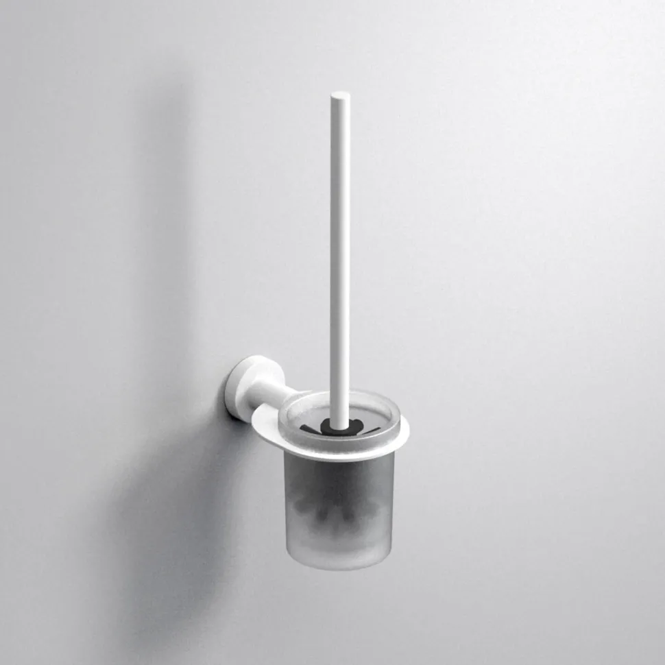 Sonia Tecno Project White WC Brush Set - White