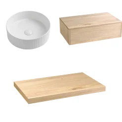 Sophia Basin Shelf, Drawer Unit & Countertop Basin - 3 sizes