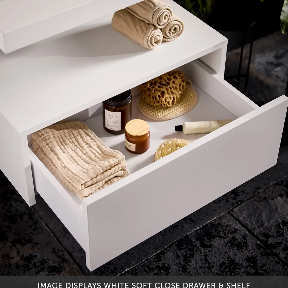 Sophia Basin Shelf, Drawer Unit & Countertop Basin - 3 sizes