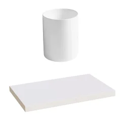 Sophia Basin Shelf with Countertop Basin - 3 sizes