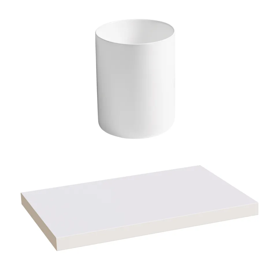 Sophia Basin Shelf with Countertop Basin - 3 sizes