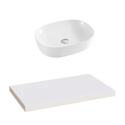 Sophia Basin Shelf with Countertop Basin - 3 sizes