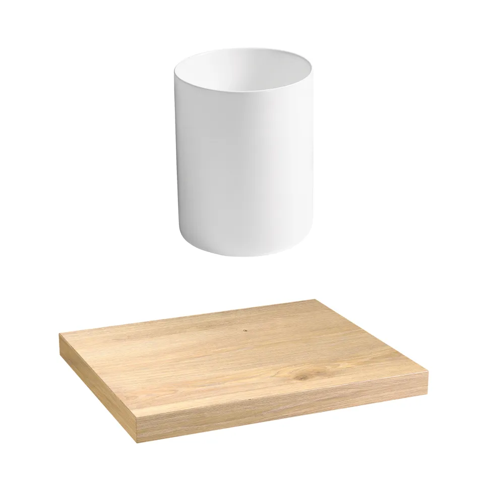 Sophia Basin Shelf with Countertop Basin - 3 sizes