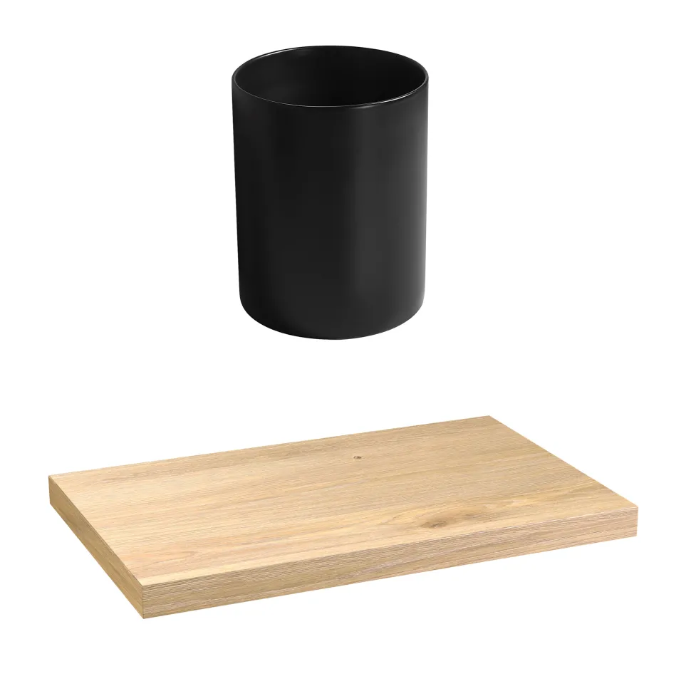Sophia Basin Shelf with Countertop Basin - 3 sizes