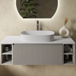 Sophia Matt White Oval Countertop Basin - 600 x 380mm