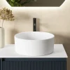 Sophia Matt White Round Countertop Basin - 410mm