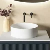 Sophia Matt White Round Countertop Basin - 355mm