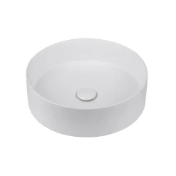 Sophia Matt White Round Countertop Basin - 355mm