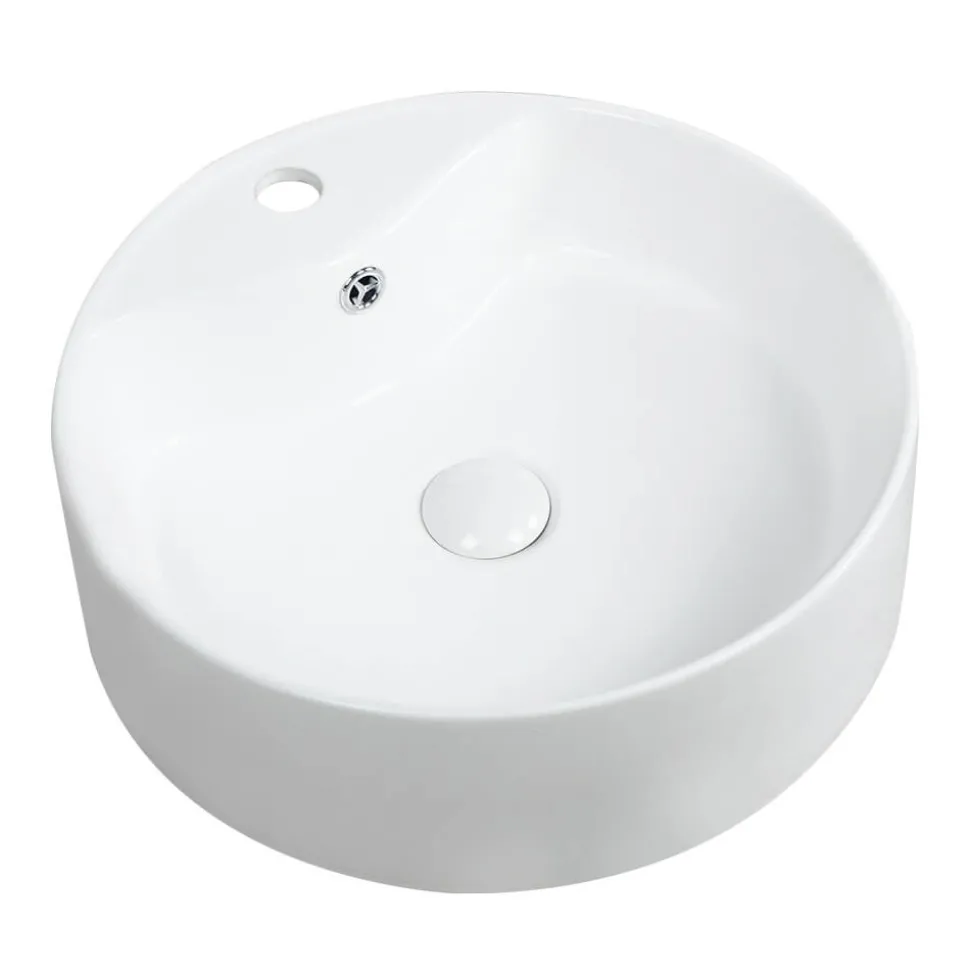 Sophia Round 1 Tap Hole Countertop Basin - 460mm