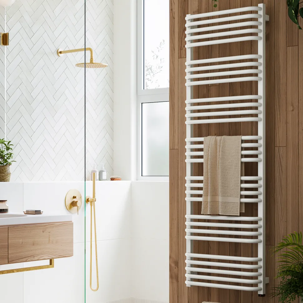 Terma Alex One Electric Heated Towel Rail with Heating Element