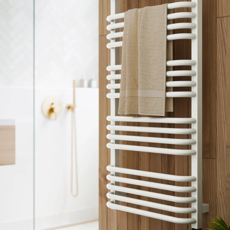 Terma Alex One Electric Heated Towel Rail with Heating Element