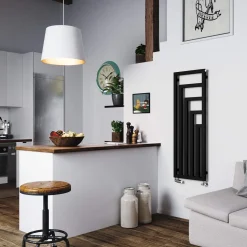 Terma Angus Heban Black Vertical Designer Radiator