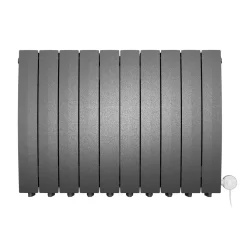 Terma Bergamo Electric Single Panel Horizontal Radiator with VEO Wi-Fi Controlled Heating Element