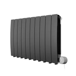 Terma Bergamo Electric Single Panel Horizontal Radiator with VEO Wi-Fi Controlled Heating Element