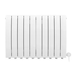 Terma Bergamo Electric Single Panel Horizontal Radiator with VEO Wi-Fi Controlled Heating Element