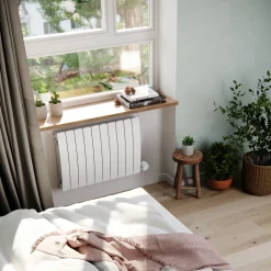 Terma Bergamo Electric Single Panel Horizontal Radiator with VEO Wi-Fi Controlled Heating Element