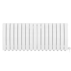 Terma Bergamo Electric Single Panel Horizontal Radiator with VEO Wi-Fi Controlled Heating Element