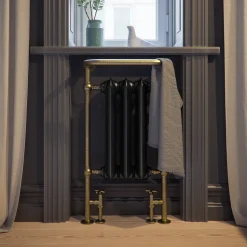 Terma Cast Iron Traditional Heated Towel Rail - 6 Colours