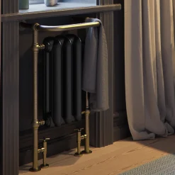 Terma Cast Iron Traditional Heated Towel Rail - 6 Colours