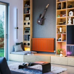 Terma Colorado Electric 3 Column Horizontal Radiator with VEO Wi-Fi Controlled Heating Element
