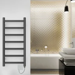 Terma Crystal Electric Heated Towel Rail with SIM Heating Element