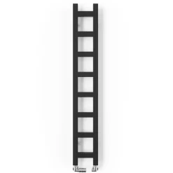 Terma Easy Matt Black Heated Towel Rail - 3 Sizes