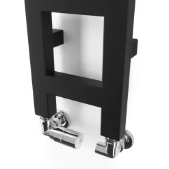 Terma Easy Matt Black Heated Towel Rail - 3 Sizes