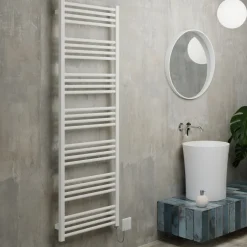Terma Fiona Electric Heated Towel Rail with SIM Heating Element