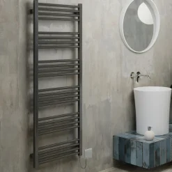 Terma Fiona Electric Heated Towel Rail with SIM Heating Element
