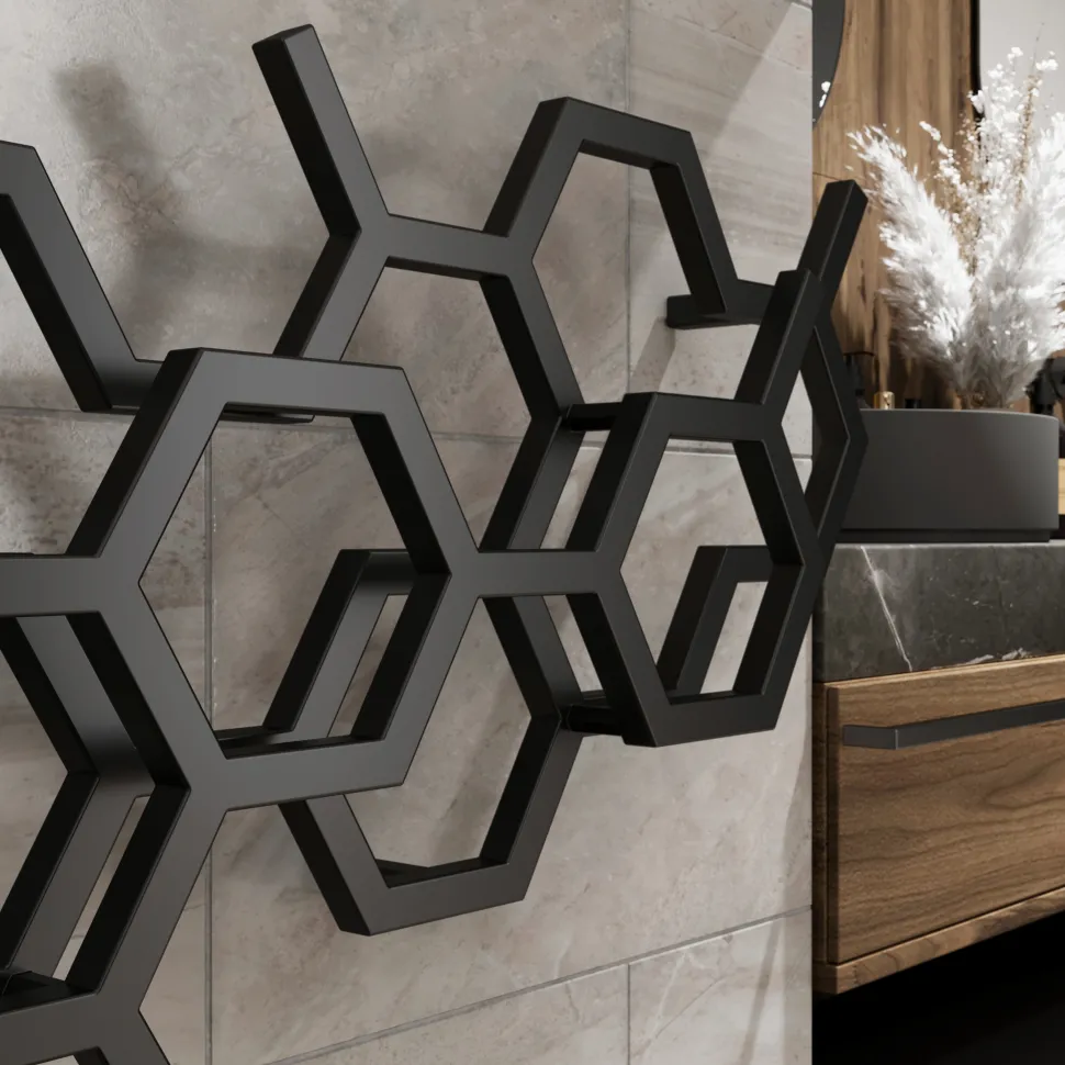 Terma Hex Steel Designer Horizontal Radiator - 502 x 1126mm