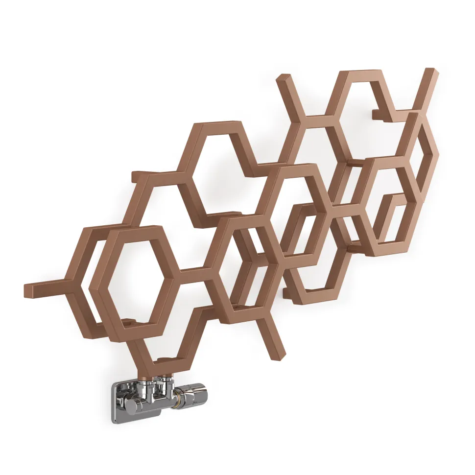 Terma Hex Steel Designer Horizontal Radiator - 502 x 1126mm