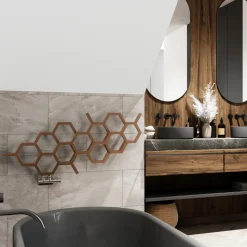 Terma Hex Steel Designer Horizontal Radiator - 502 x 1126mm