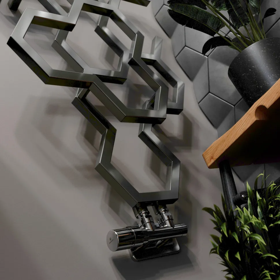 Terma Hex Steel Designer Vertical Radiator