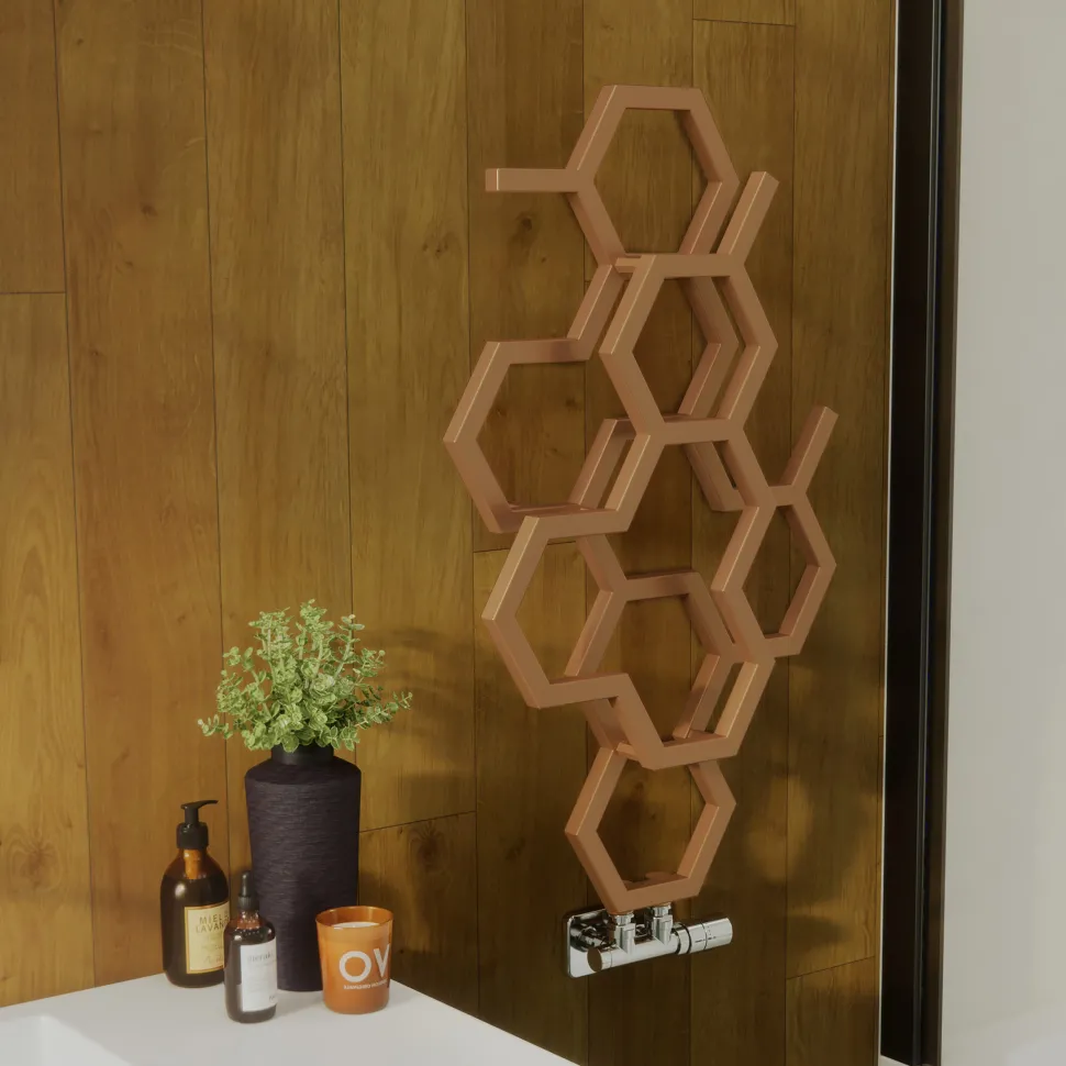 Terma Hex Steel Designer Vertical Radiator