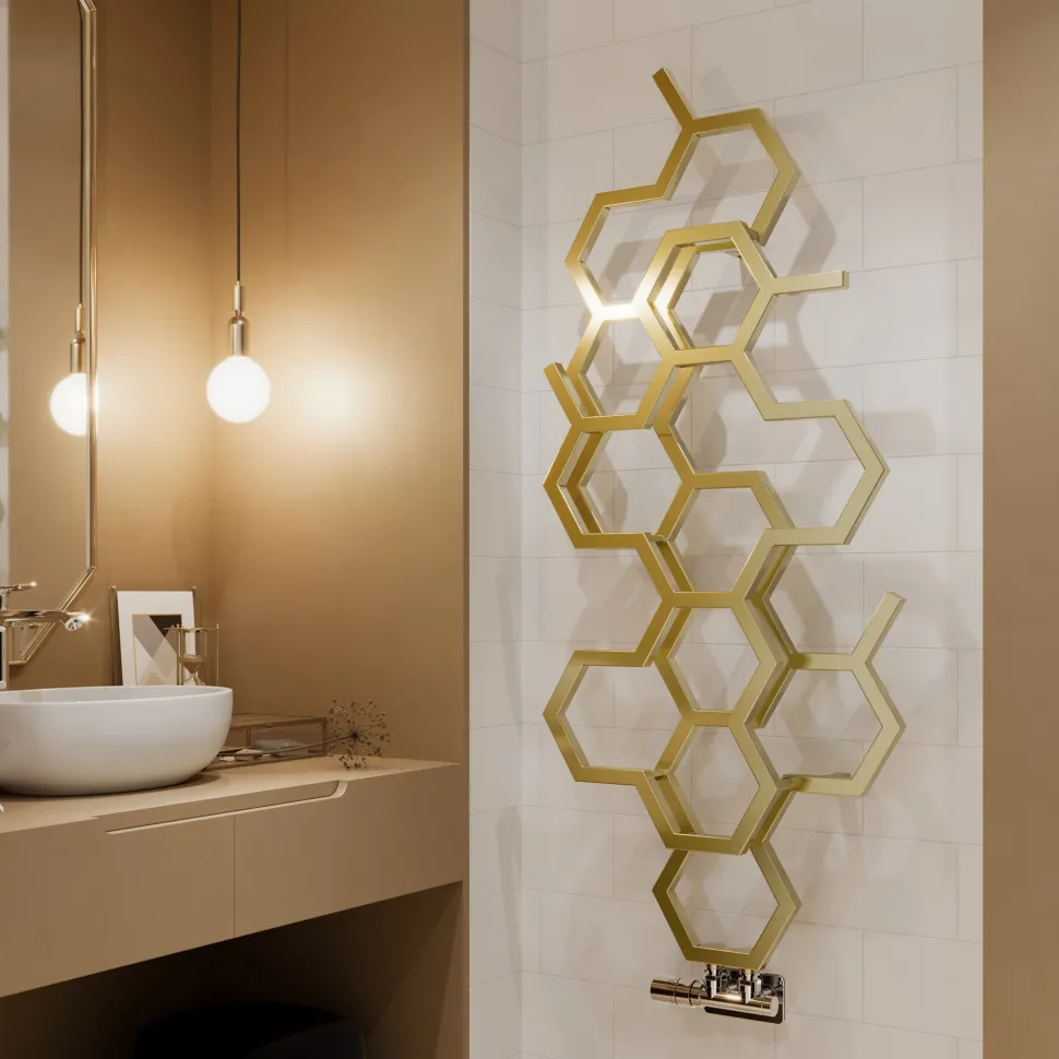 Terma Hex Steel Designer Vertical Radiator