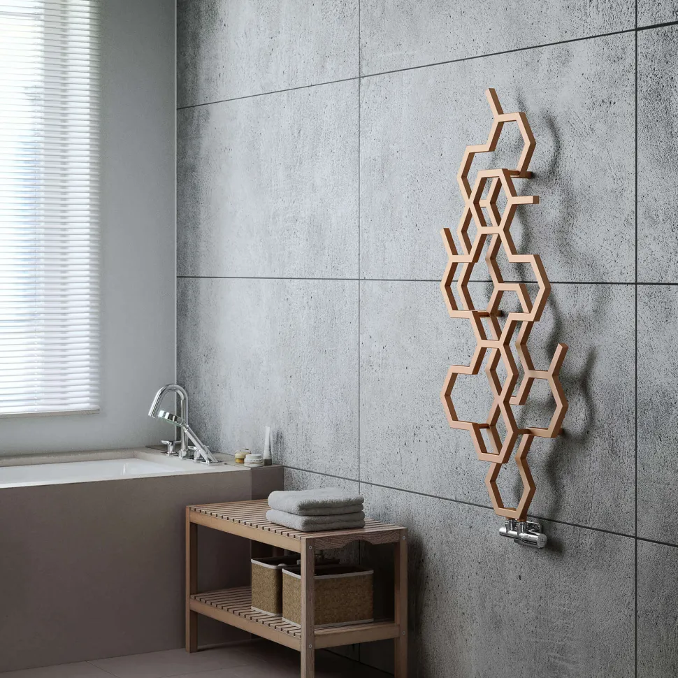 Terma Hex Steel Designer Vertical Radiator