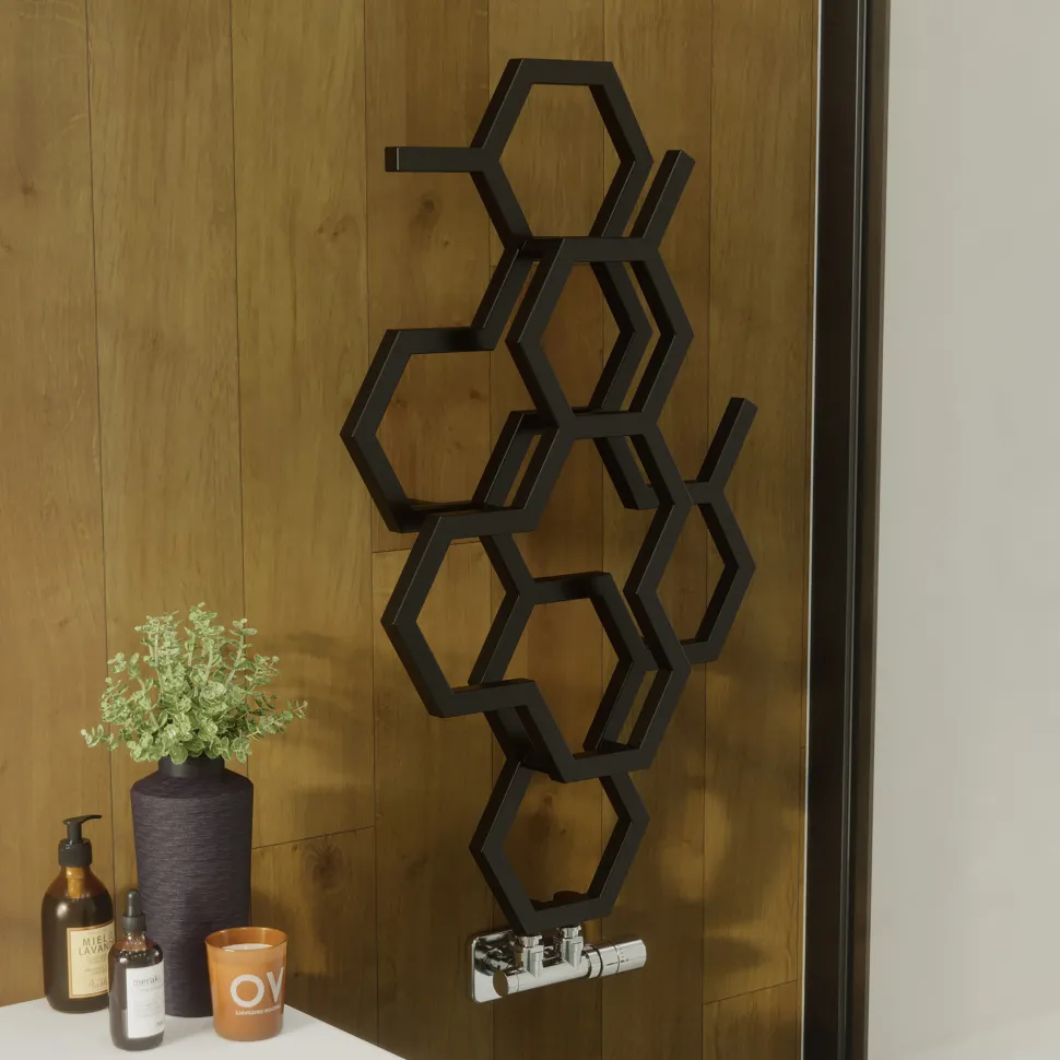 Terma Hex Steel Designer Vertical Radiator