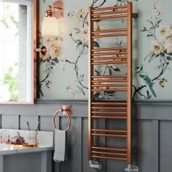 Terma Jade Curved Heated Towel Rail - True Copper - 2 Sizes