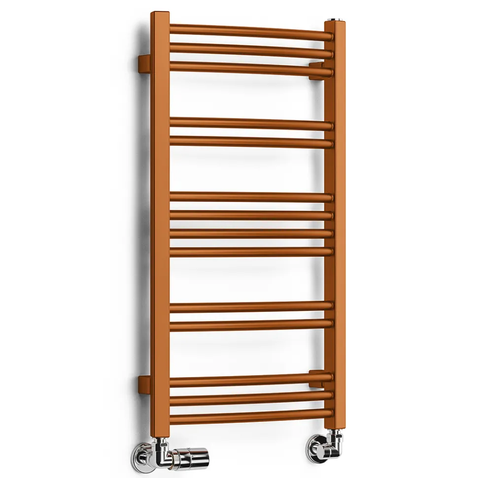 Terma Jade Curved Heated Towel Rail - True Copper - 2 Sizes